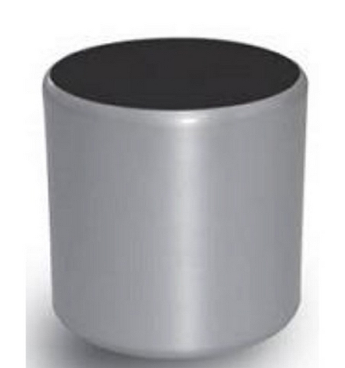 Round Planter Chrome 38 cm